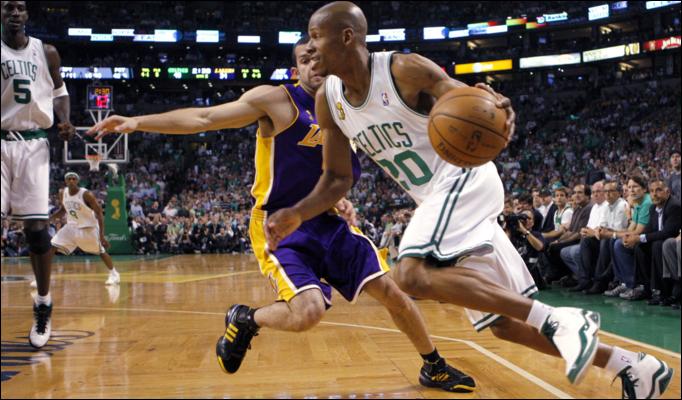 ray allen shooting a three. Ray Allen drive